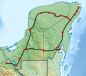 Die geplante Route des Tren Maya 